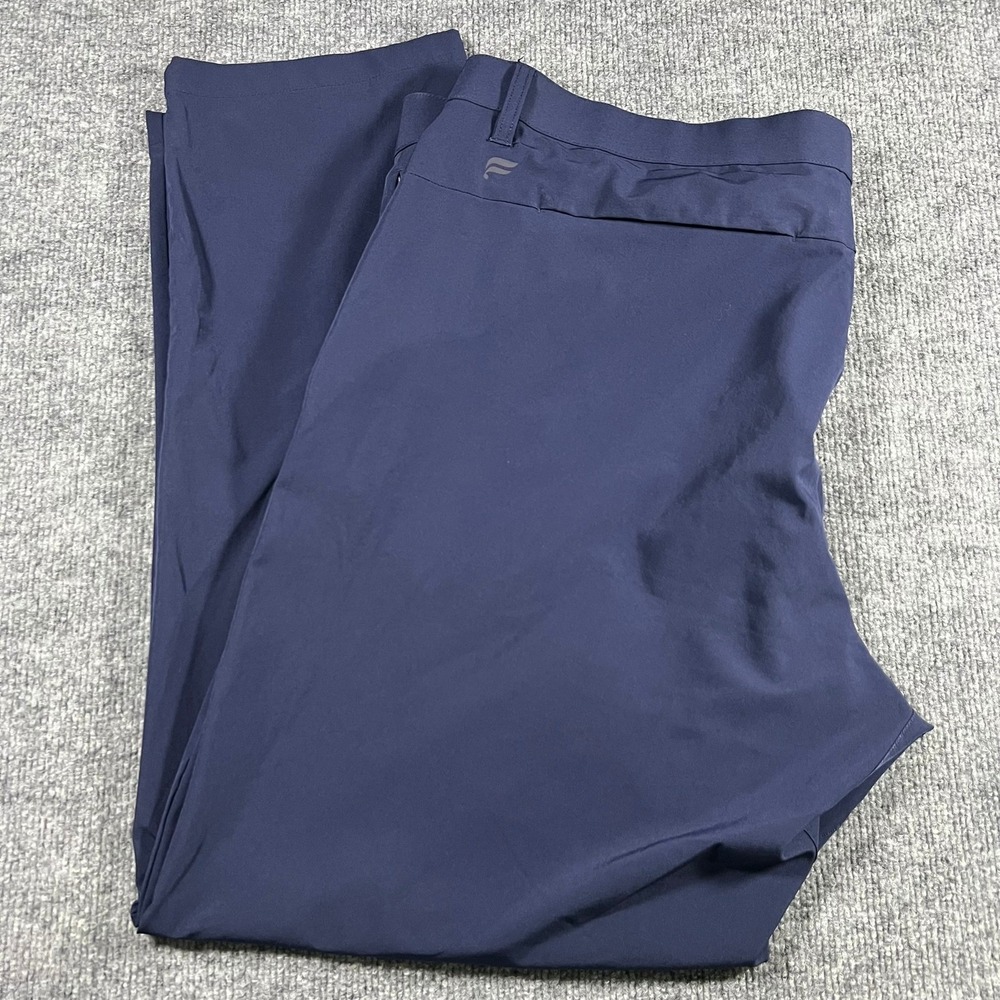Fabletics Mens Navy Blue Golf‎ Tech Pants 44x34 Moisture Wicking Athletic